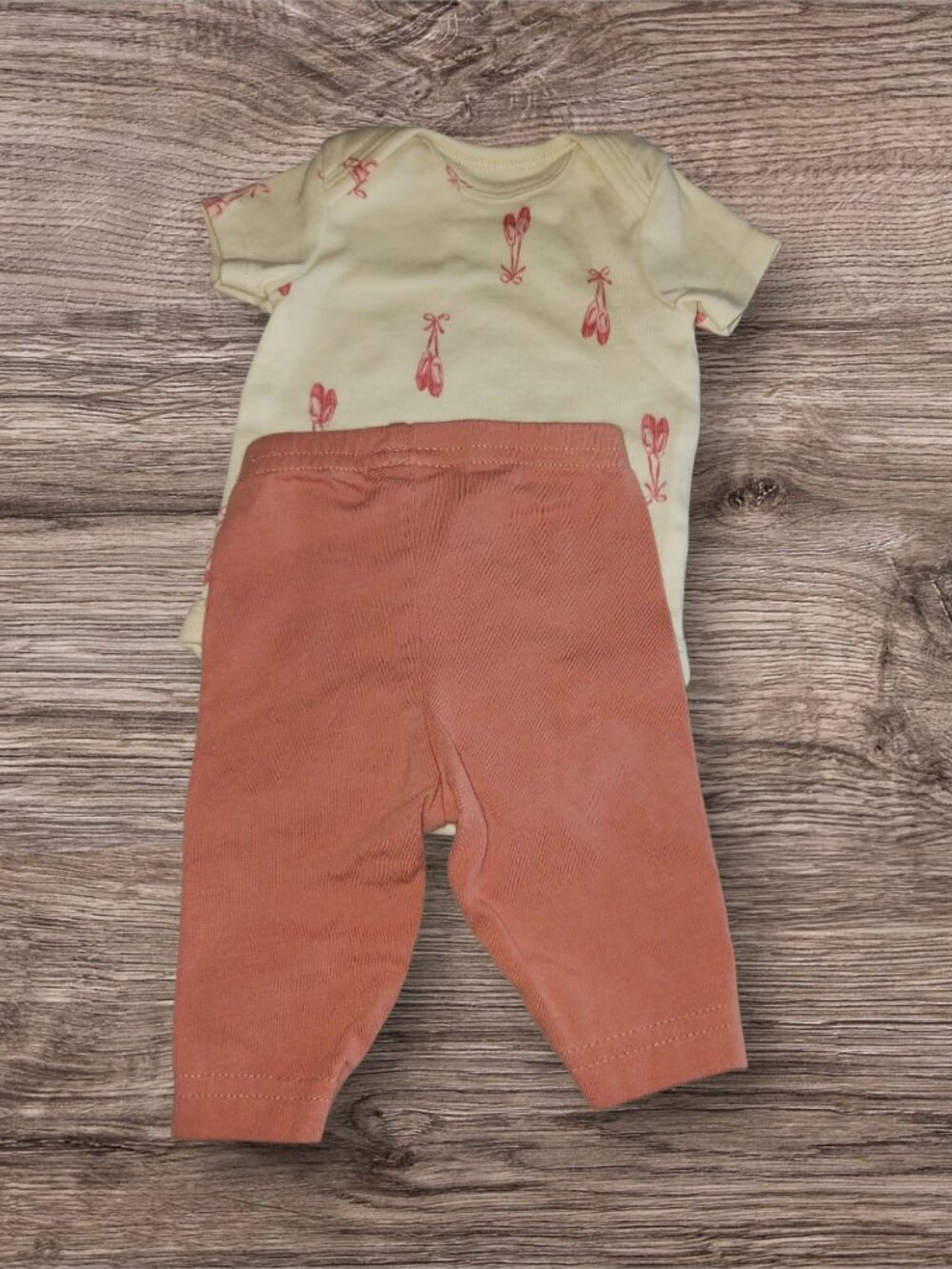Carter's Newborn Ballet Slippers Bodysuit & Pants Set 0M